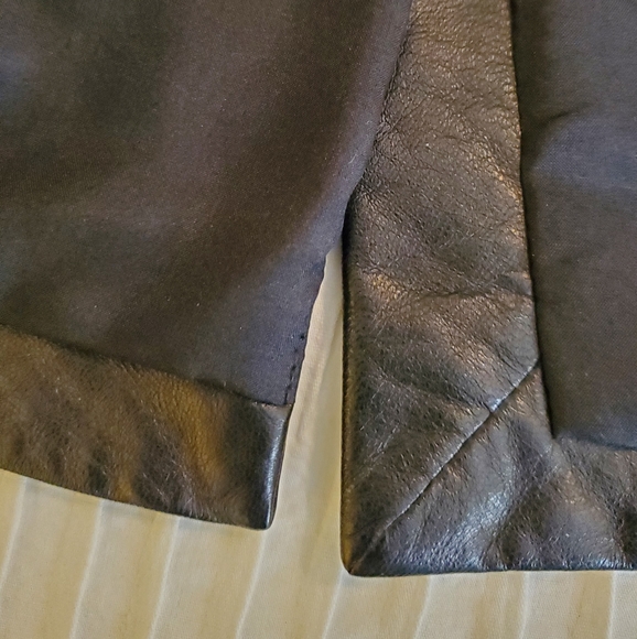 Phillip Lim Black Leather mini-dress size 6 - Picture 7 of 11